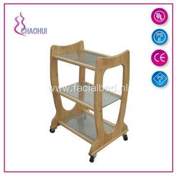 Solid Wood Matrix Hair Salon Trolley